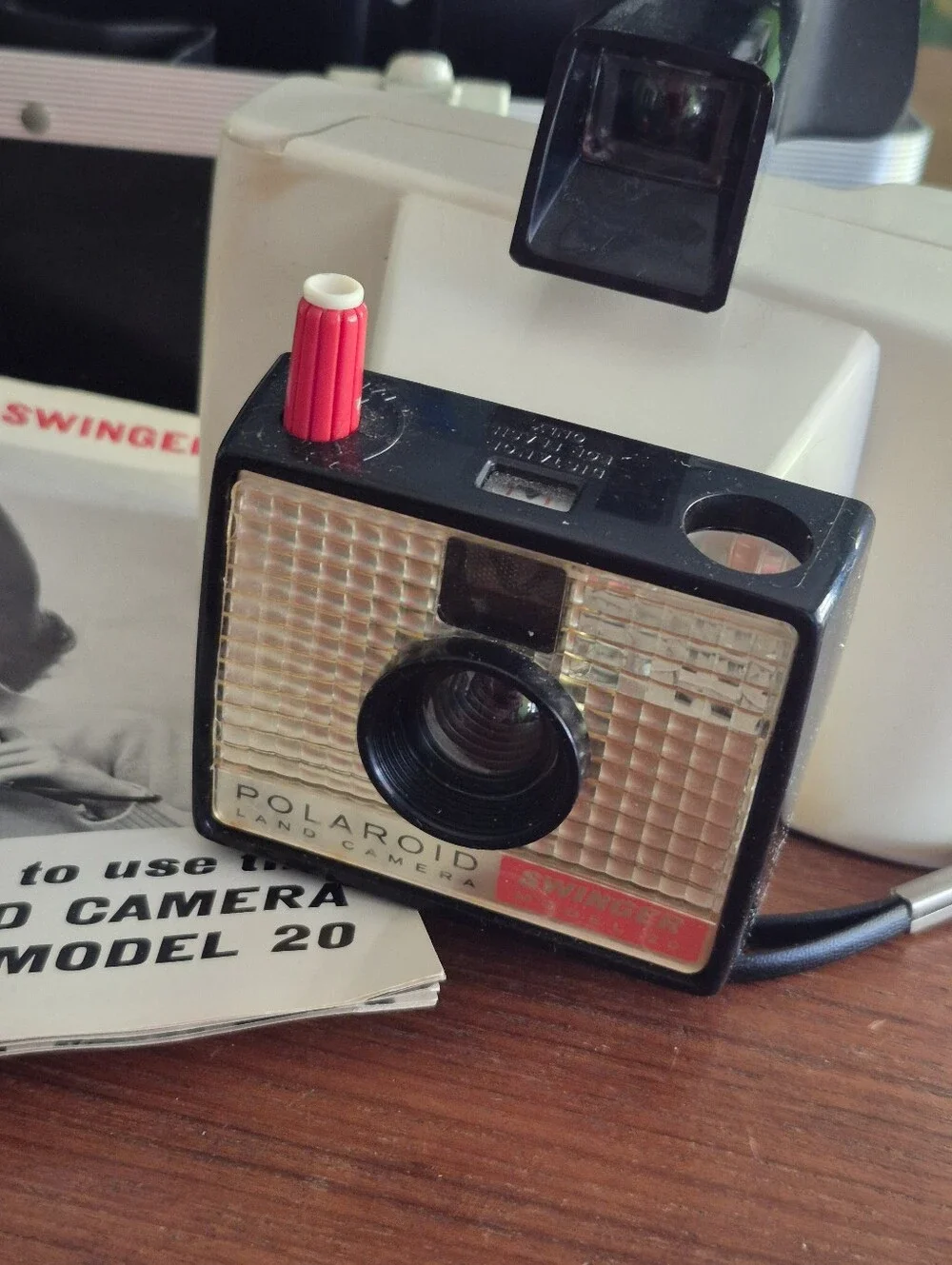 Polaroid The SWINGER Land Camera with Case